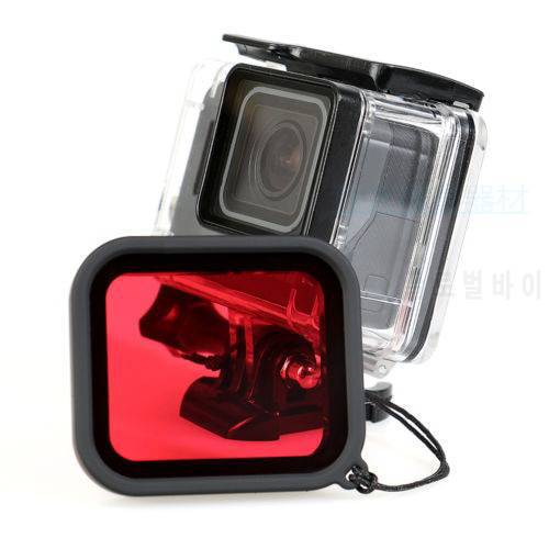 Waterproof Housing Case Diving Sports Box yicamera Sport Box Diving Filter For GoPro Hero 7 6 5 Action Camera Mount