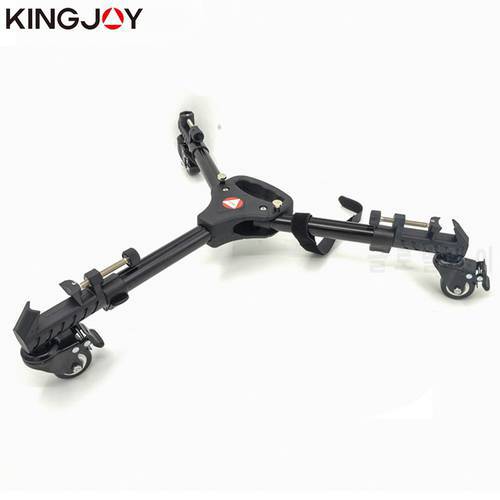 Tripod legs KINGJOY Official VX-600 Tripod dolly Photography Heavy Duty with Wheels and Adjustable Leg Mounts for DSLR