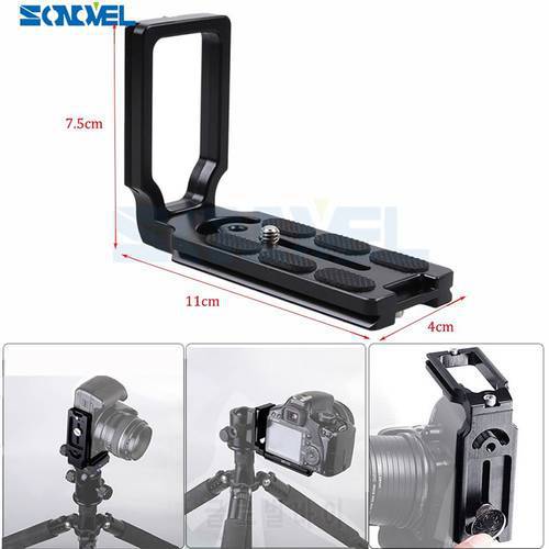 Quick Release L Plate Bracket Grip For Canon EOS 1300D 1200D 1100D 800D 760D 750D 700D 650D 600D 80D 70D 77D 60D 7D 5Ds