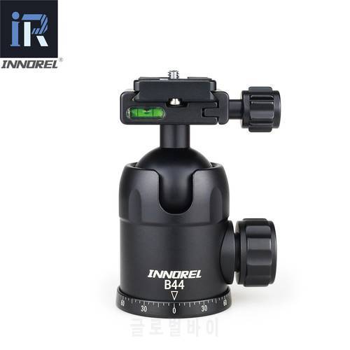 INNOREL B44/B36/B32 Aluminum Alloy Panoramic Camera Tripod Head Max Load 15/12/8kg with Quick Release Plate for Telephoto Lens