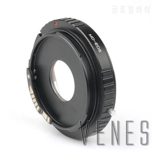 Venes For MD-EOS EMF AF Confirm Adapter Minolta MD Lens to Canon (D)SLR Camera 4000D/2000D/6D II/200D/77D/5D IV/1300D/80D