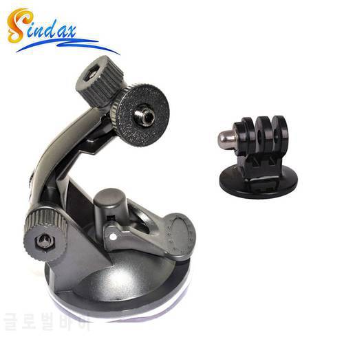 Sindax Car Windshield Suction Cup Tripod Window Glass Mount Holder for GoPro Hero3 3+ 4 5 6 Sports Action Camera Accessories