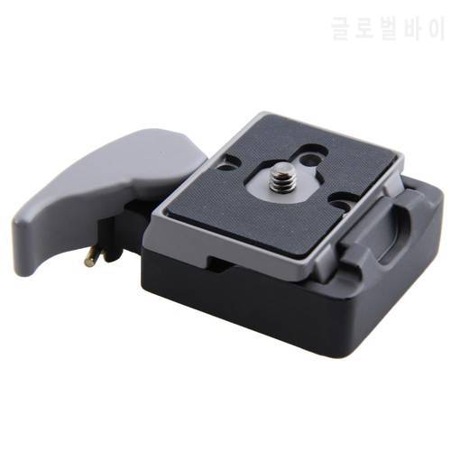 Black Camera 323 Quick Release Adapter with Manfrotto 200PL-14 Compat Plate BS88 HB88
