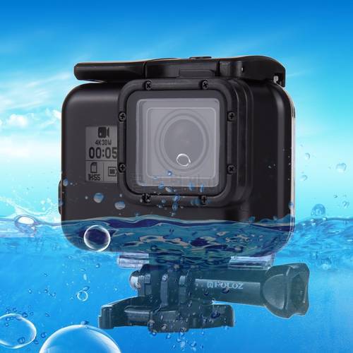 PULUZ for GoPro HERO(2018) HERO7 Black 6 5 Back Cover + 30m Waterproof Housing Protective Case with Buckle Basic Mount & Screw