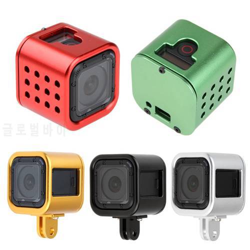Aluminum Frame Housing Case Protective Rugged Cage for Gopro 5 session/4 session Mental Mount for Gopro Session Camera Accessory