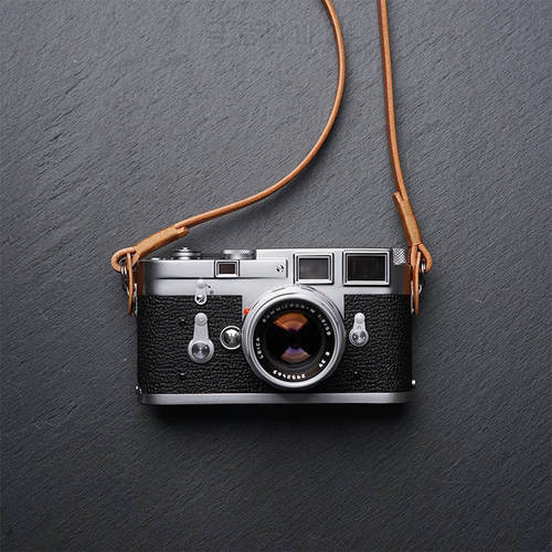 Mr.stone Handmade Genuine Leather Camera Strap Camera Shoulder Sling Belt (Winding) correa camara fotografica camera accessories