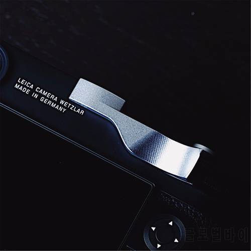 Silver Aluminum Thumb Grip Thumb Rest Hot Shoe Cover For Leica M10