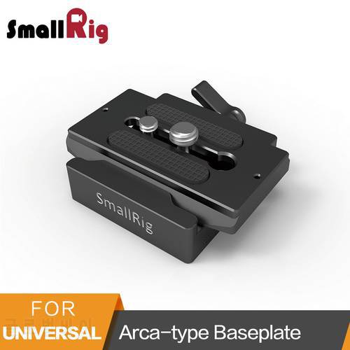 SmallRig Universal Quick Release Clamp and Plate ( Arca-type Compatible) Baseplate For Mirroless And Sony DSLR Cameras - 2280