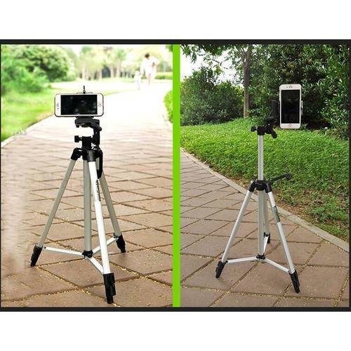 portable camera DV Tripod Stand Weifeng WT-330A+ Phone Clip Kit for Video Camcorder Binoculars