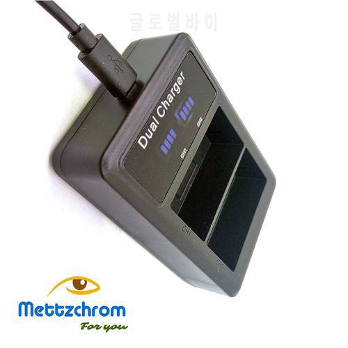 METTZCHROM For Canon LP-E8 BATTERY USB DUAL Charger For 700D 650D 600D