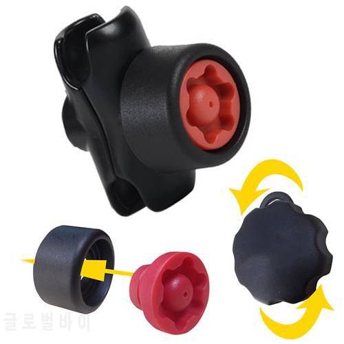 Mixed Combination Anti Theft Pin-Lock Security Knob and Key Knob for ram mount 1 inch Diameter B Size Arm Socket