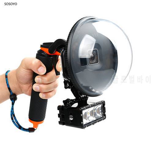 Dome Port Diving Lens Mask Waterproof Housing Case Cover Underwater 30m For GoPro Hero 6 Hero 5 Sports action camera Accessories