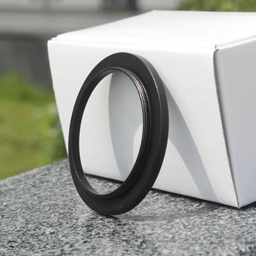 Black Durable Aluminum Alloy M48 to M42 Coupling Adapter Ring for Stereo Microscope Eyepiece Filter Accessories