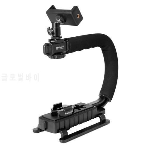 Stabilizer U-grip C-shape Hand Grip Holder Camera Steadycam Mount Handheld Bracket Rig for Gopro Hero 7 6 5 4 3+ Sony Action Cam