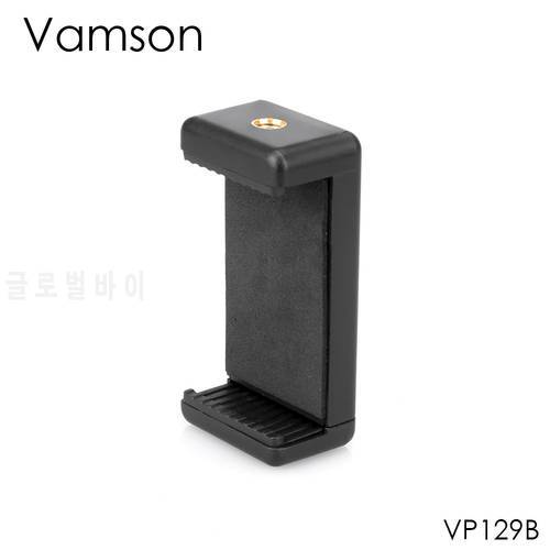 Vamson Camera Tripod Stand Adapter Moblie Phone Clip Bracket Holder Mount Tripod Monopod Stand for Smartphone VP129