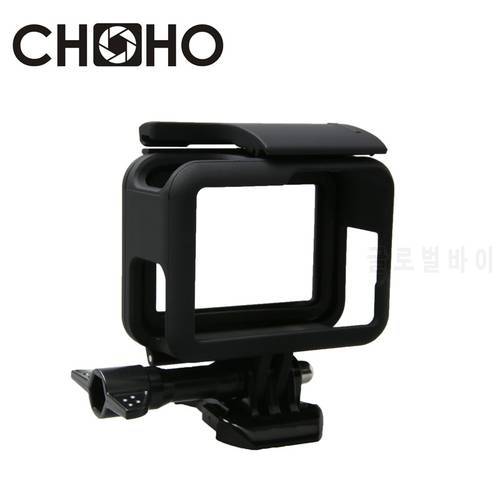 Protective Frame Case Standard Shell Protector Housing + Lone Screw + Base Mount For Go pro Hero 5 6 7 Black Accessories