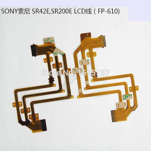 2PCS/FREE SHIPPING LCD Flex Cable For SONY DCR-SR32E DCR-SR33E DCR-SR42E DCR-SR52E DCR-SR62E SR32 SR33 SR42 SR52 SR62 Camera