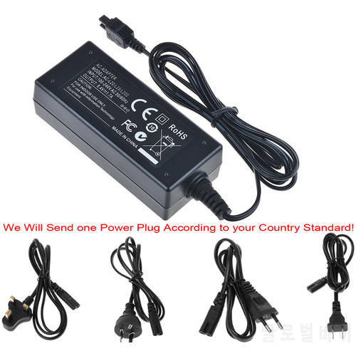 AC Power Adapter Charger for Sony DCR-DVD202E, DCR-DVD203E, DCR-DVD205E, DCR-DVD305E, DCR-DVD405E,DCR-DVD505E Handycam Camcorder
