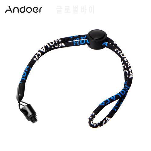 Andoer Camera Neck Wrist Strap with Screw Nut Kit for Ricoh Theta S & M15 for LG 360 Cam for Samsung Gear 360 Camera Camcorder