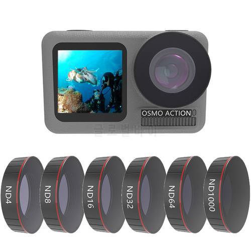For DJI Osmo Action Camera Lens Filter Polarizing CPL UV ND 4 8 16 32 64 Neutral Density Filters For Osmo Action Accessories
