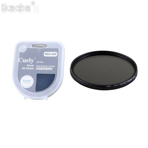 New 49 52 55 58 62 67 72 77 82mm ND Fader ND2-400 Variable Neutral Density Filter for Canon Nikon Sony Camera Lens