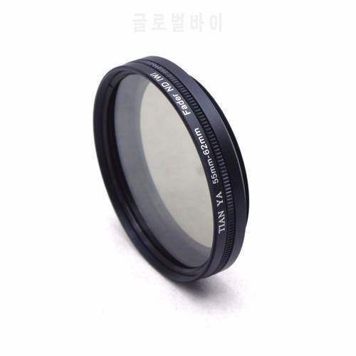 Tianya 55mm 55 Fader Neutral Density ND Filter ND2 to ND400 ND8