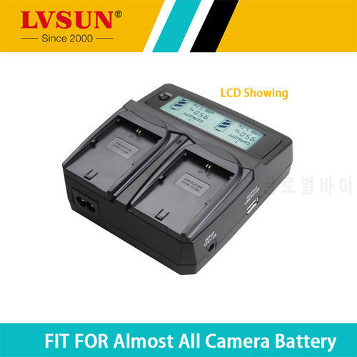 LVSUN LP-E17 LP E17 LPE17 Camera Battery Dual Charger For Sony CANON EOS 760D/Kiss 8000D/Rebel T6s 750D/Kiss X8i/Rebel T6i/ M3