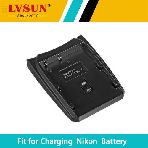 LVSUN ENEL3 EN-EL3 EN EL3 Rechargeable Battery Adapter Case Plate for Nikon D30 D50 D70 D90 D70S Batteries Charger LS-Cel3