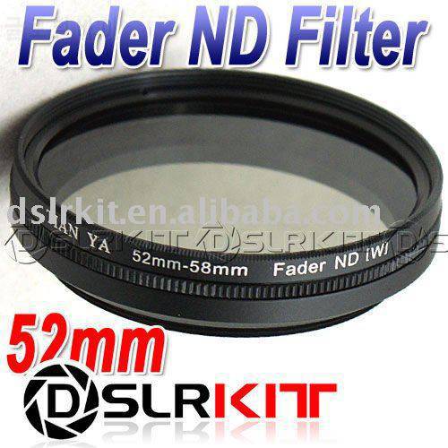 Tianya Optical Glass 52 52mm Fader Neutral Density ND Filter ND2 to ND400 ND8