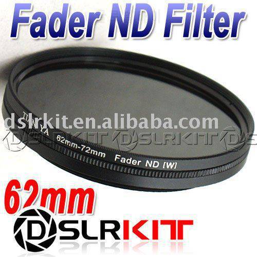 Tianya Optical Glass 62mm Fader Neutral Density 62 ND Filter ND2 to ND400 ND8