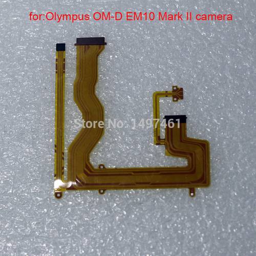 New LCD hinge rotate shaft flexible cable FPC repair parts for Olympus OM-D E-M10 Mark II  EM10II EM10M2 Camera
