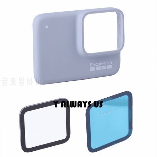 For GOPRO HERO 7 silver / white Lens Replacement Lens Tempered Protective Glass for Hero 7 Lens cover repair
