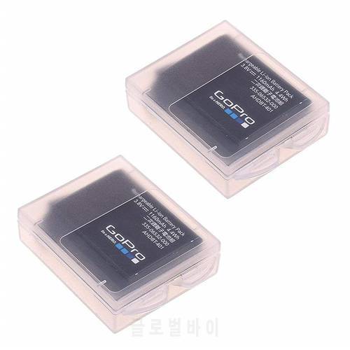 2 Pcs Plastic Protective Storage Battery for GoPro Hero 10 9 8 7 6 5 4 Session Xiaomi Yi MiJia 4k Eken Camera Accessorie