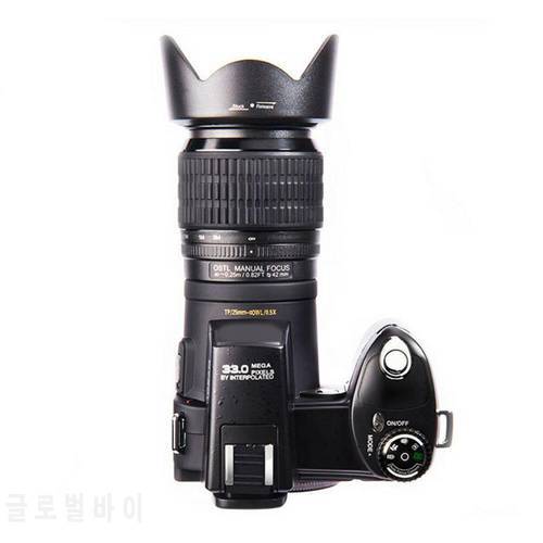 D7100 13MP Professional Digital Cameras 24x Telephoto & Wide Angle Lens sets 8X Digital zoom Cameras
