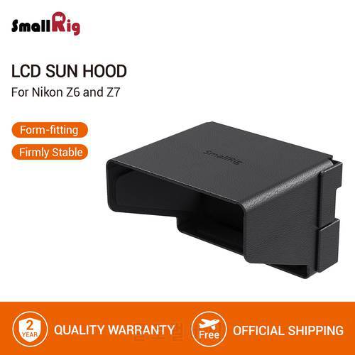 SmallRig Z5/Z6/Z7 LCD Sun Hood for Nikon Z5/Z6/Z7 Camera Cage LCD Screen Monitor Sun Shield Hood -2807