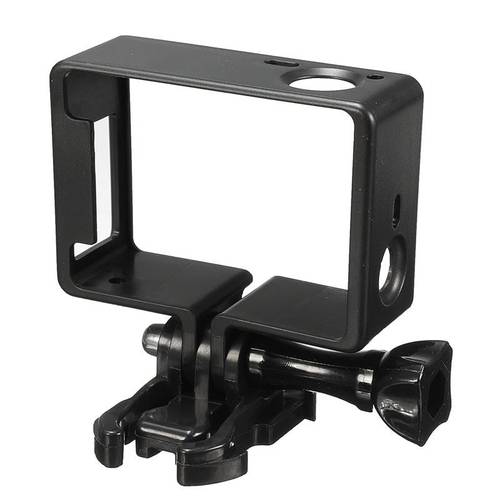 Black Plastic Protective Housing Case Frame Border Mount For GoPro Hero 3/3+/4 Sport Action Camera base with stand holder