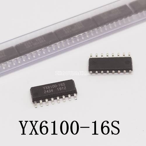10pcs X YX6100-16S YX6100 Serial mp3 spots feature MP3 programs can be linked to U disk TF card SD card chip YX610016S IC