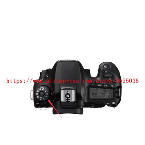 NEW For Canon FOR EOS 90D Top Cover Mode dial With Interface Cap Repair Part