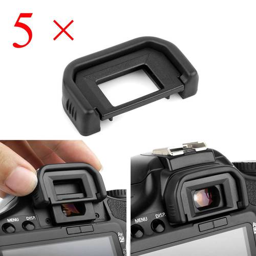 Brand New 5PCS EF Eyecup Protector Suitable for Canon EOS 500D 550D 600D 650D viewfinder eyepiece protective cover(Black)