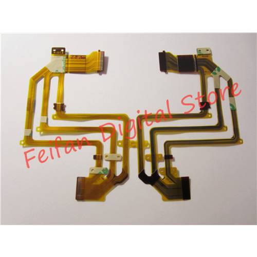 2PCS LCD hinge rotate shaft Flex Cable for Sony HDR- HC5E HC7E HC9E SR10E SR210E SR220E HC5 HC7 HC9 SR10 SR220 Video Camera