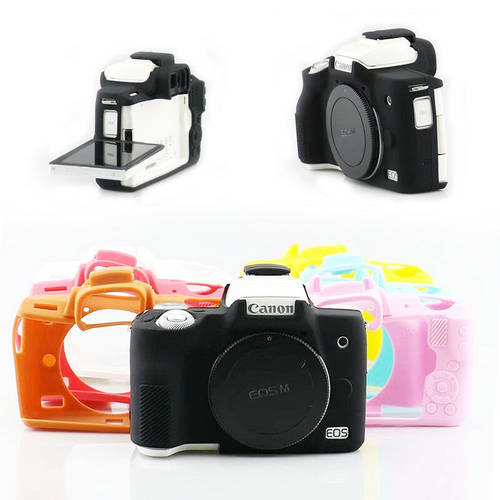 Soft Silicone Camera Case Protector Armor Skin Bag Body Cover for Canon EOS M50