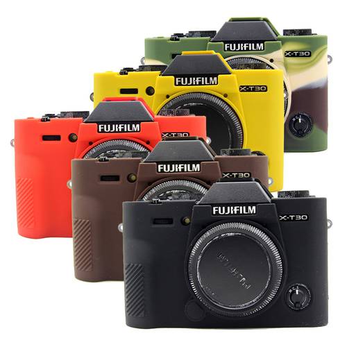 Soft Camera Case Bag Silicone Cover For Fujifilm XT10 XT20 XT30 Silicone Case Rubber Camera case Protective Body Cover Skin