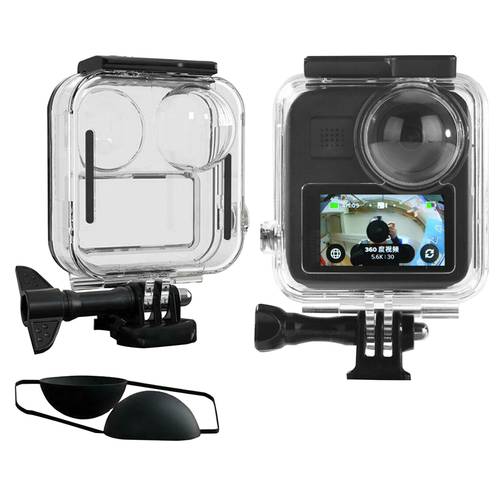 Waterproof Housing Case for Gopro Max Action Camera, Underwater Diving Protective Shell 20M/40M with Bracket Accessories