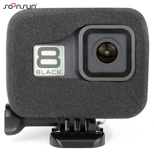 Windslayer Windshield Sponge Foam Case for GoPro Hero 11 10 9 or 8 or 7 6 5 Black Wind Noise Reduction Cover Go Pro Accessories