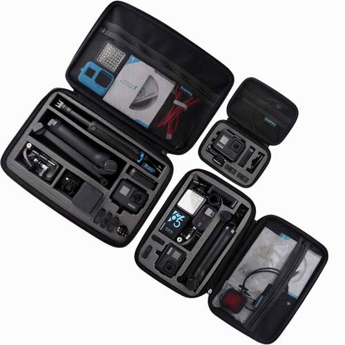 Portable Storage Bag For Gopro Case for Xiaomi Yi For Go Pro Hero11 10 9 8 7 6 5 Black DJI OSMO Pocket action Camera Accessories