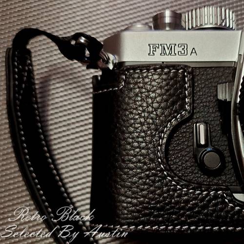 Leather Camera Half Case Bag Cover For Nikon FM3A Hand Made Leather Case