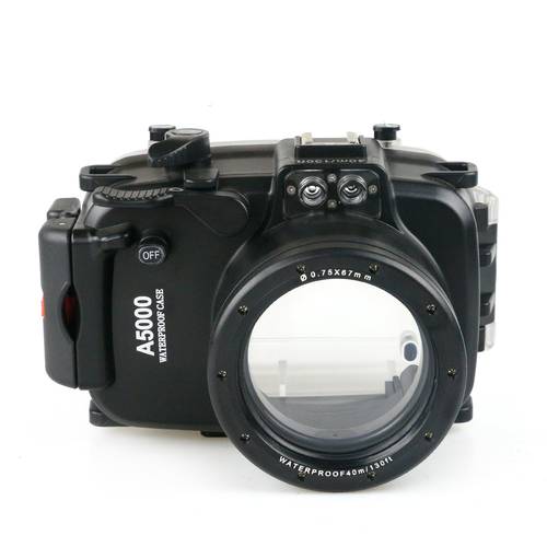 40m 130ft Waterproof Box Underwater Housing Camera Diving Case for SONY A5000 A5100 16-50mm lens Bag Case Cover
