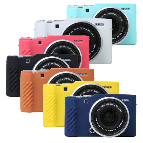 Soft Silicone Camera Case Rubber Cover for Fujifilm XA7 Fuji XA-7 Pretective Case 9 color