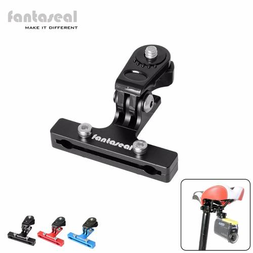 Fantaseal Aluminum Alloy Bike Seat Mount for Sony Action Camera, Bike Seat Mount SONY FDR X1000VR X3000R HDR AS-10 AS-50 ect