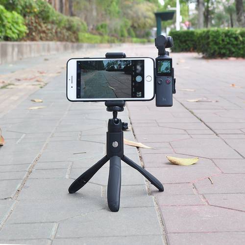 Handheld Phone Holder Bracket Mount and Tripod with Mobile Phone Clip For FIMI PALM Gimbal Camera Expansion Accessories Kit
